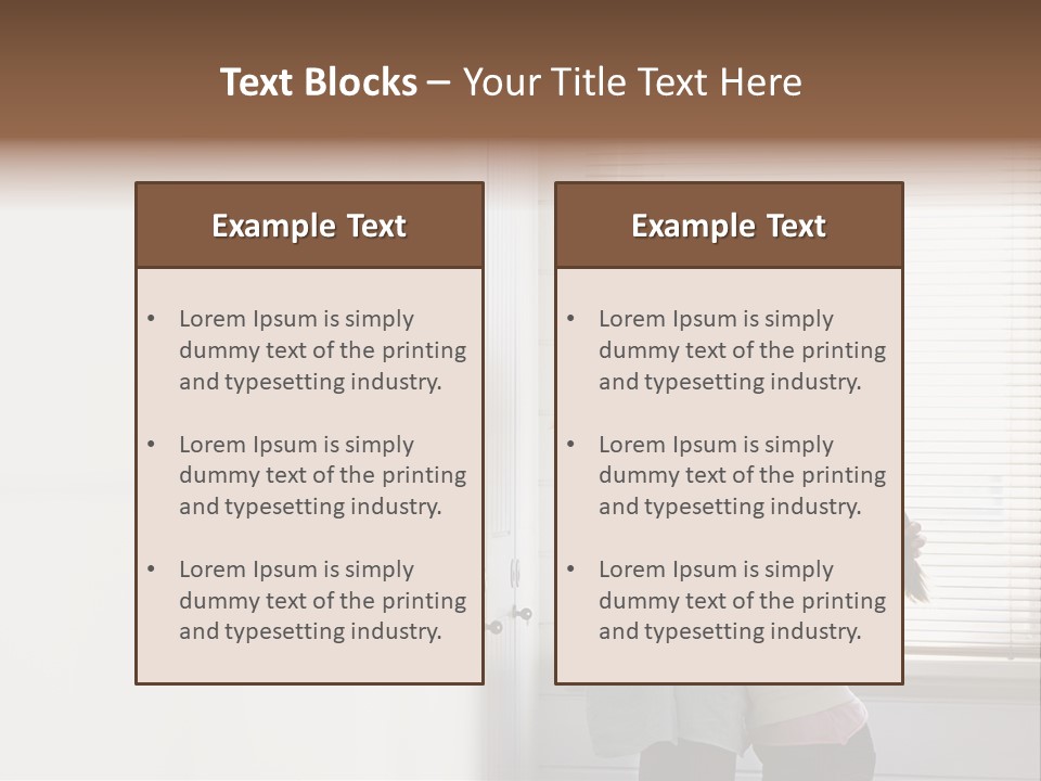 Parent Daughter Relaxation PowerPoint Template