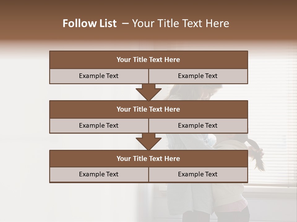 Parent Daughter Relaxation PowerPoint Template