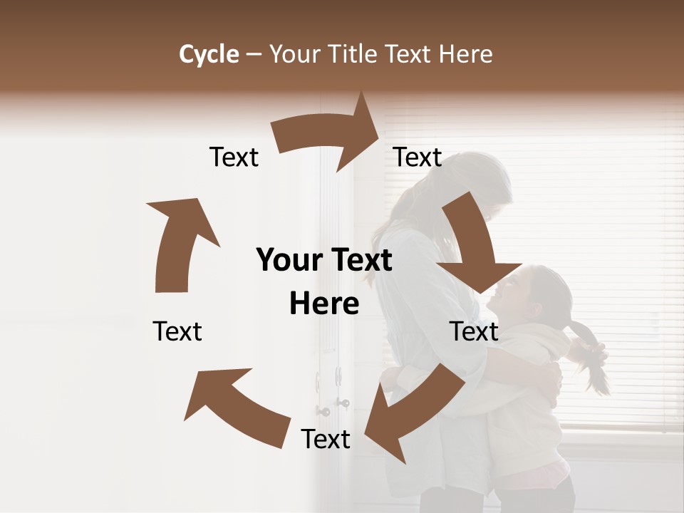 Parent Daughter Relaxation PowerPoint Template