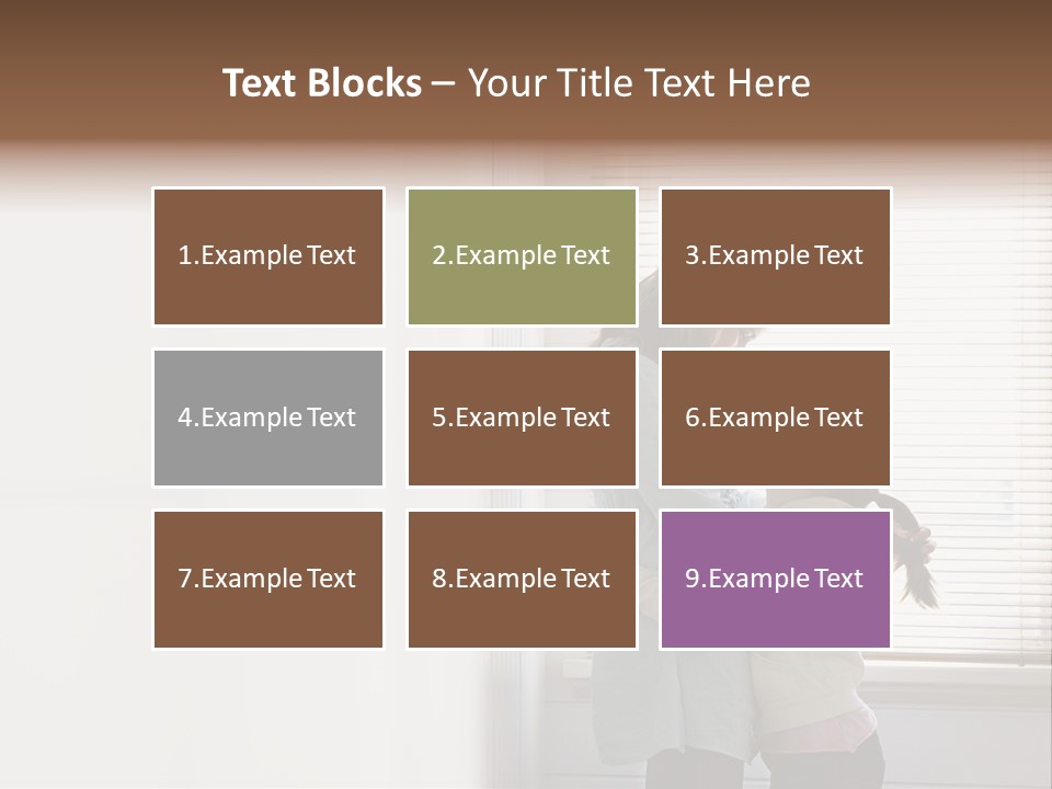 Parent Daughter Relaxation PowerPoint Template