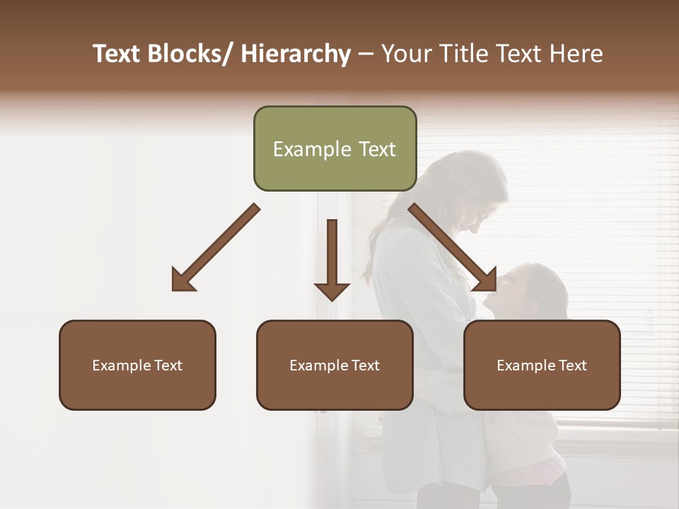 Parent Daughter Relaxation PowerPoint Template