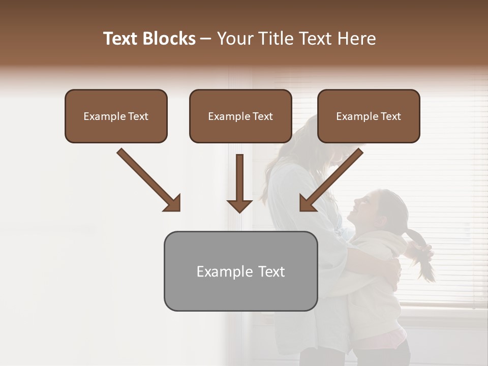 Parent Daughter Relaxation PowerPoint Template