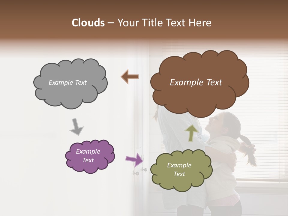 Parent Daughter Relaxation PowerPoint Template