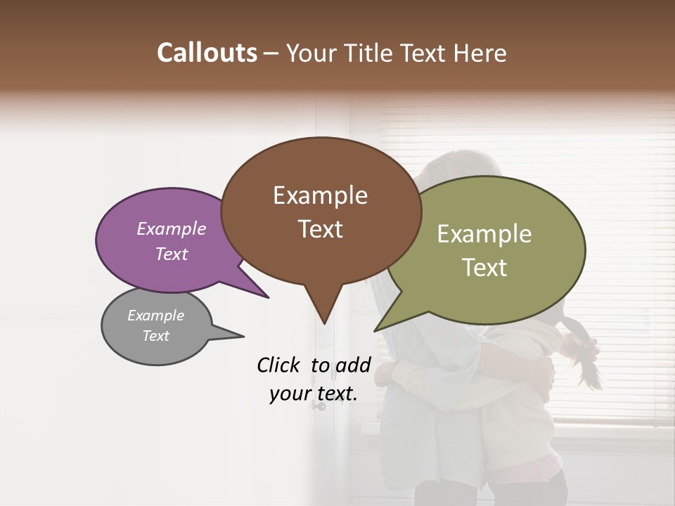 Parent Daughter Relaxation PowerPoint Template