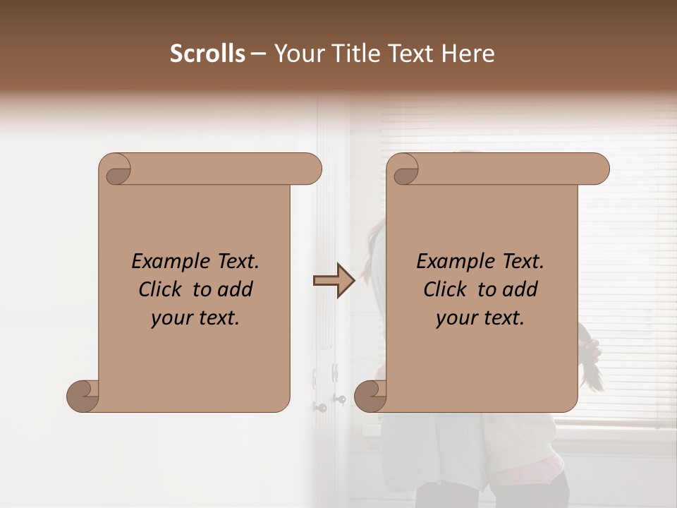 Parent Daughter Relaxation PowerPoint Template