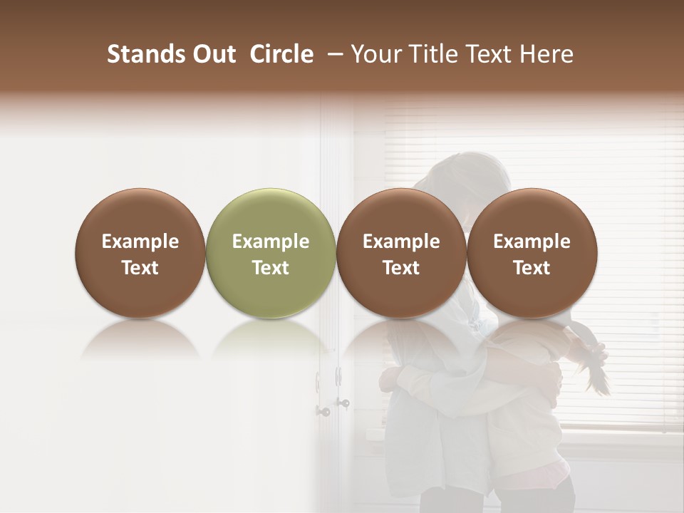 Parent Daughter Relaxation PowerPoint Template