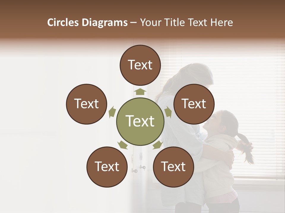 Parent Daughter Relaxation PowerPoint Template