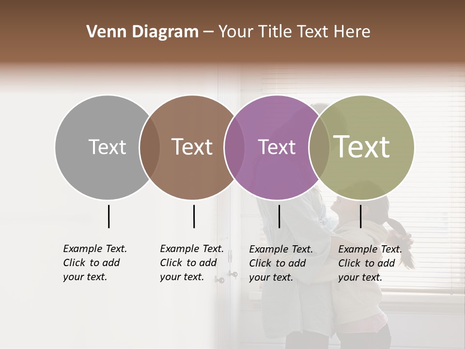 Parent Daughter Relaxation PowerPoint Template