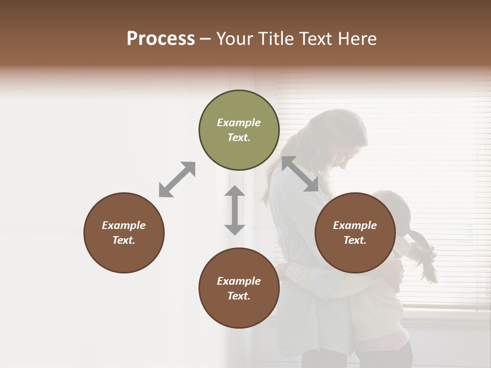 Parent Daughter Relaxation PowerPoint Template