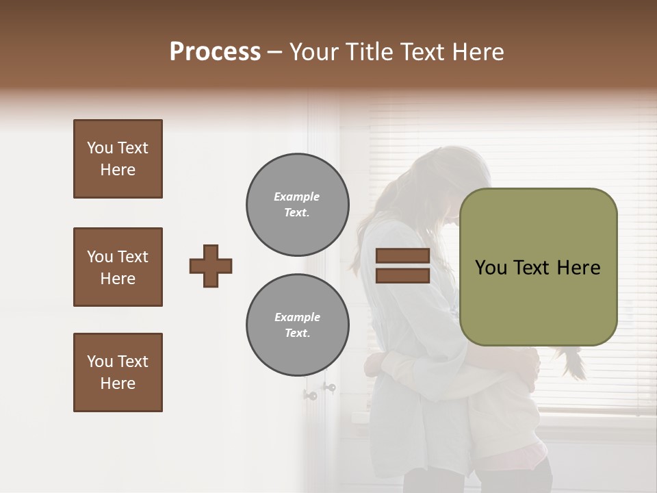 Parent Daughter Relaxation PowerPoint Template