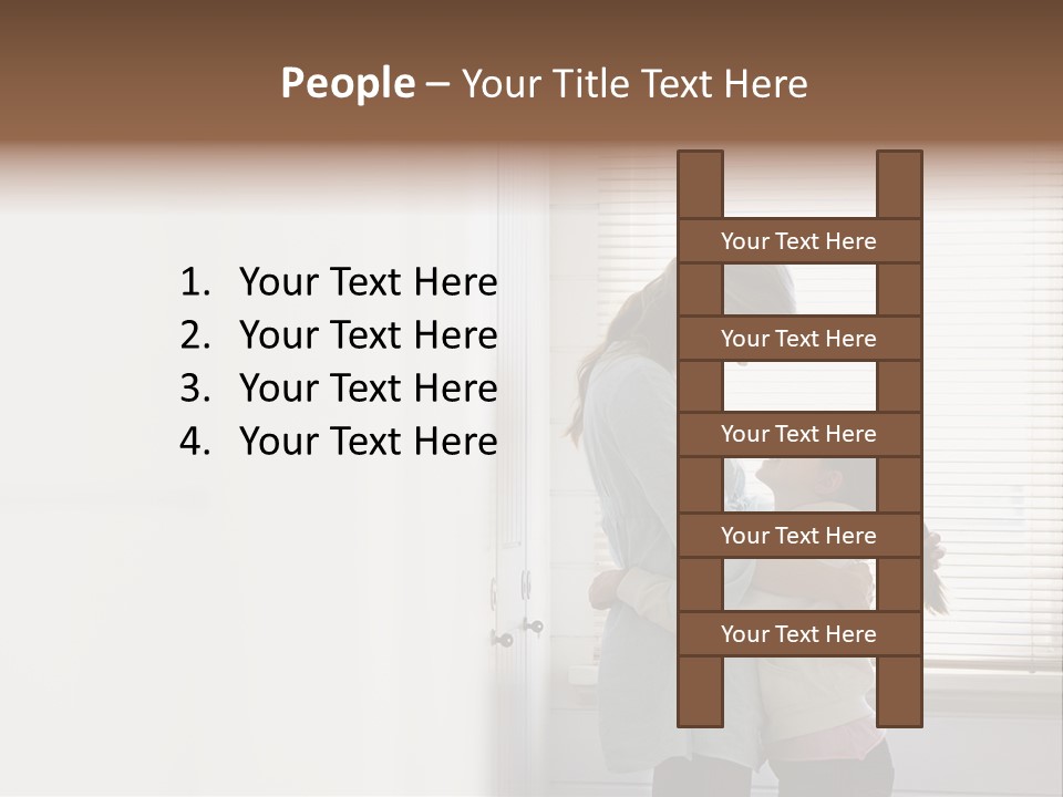 Parent Daughter Relaxation PowerPoint Template