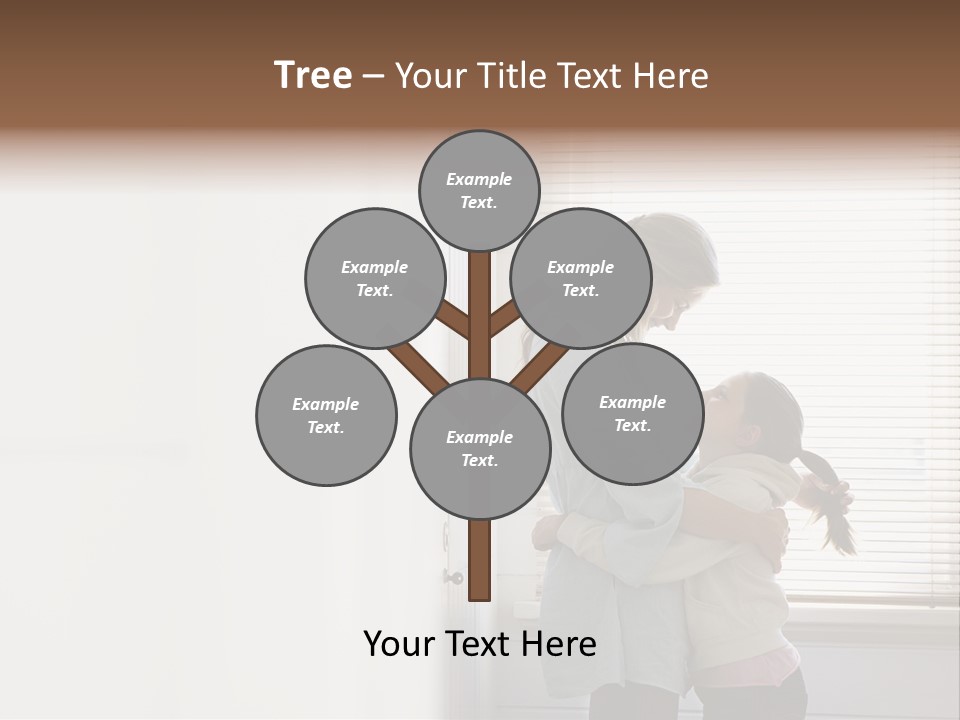 Parent Daughter Relaxation PowerPoint Template