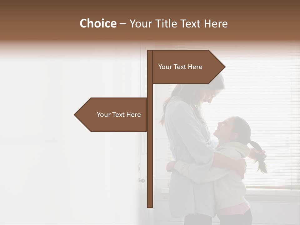 Parent Daughter Relaxation PowerPoint Template