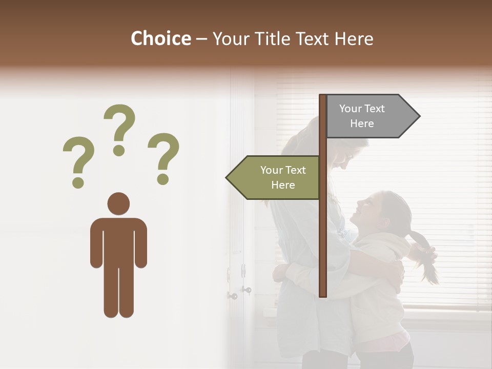 Parent Daughter Relaxation PowerPoint Template