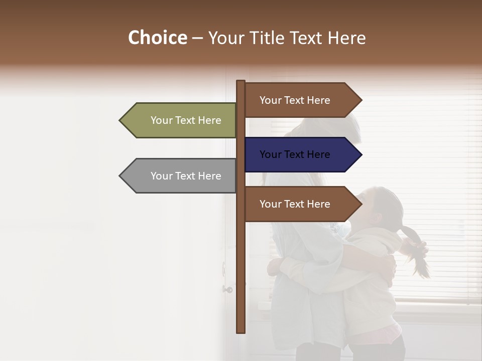 Parent Daughter Relaxation PowerPoint Template