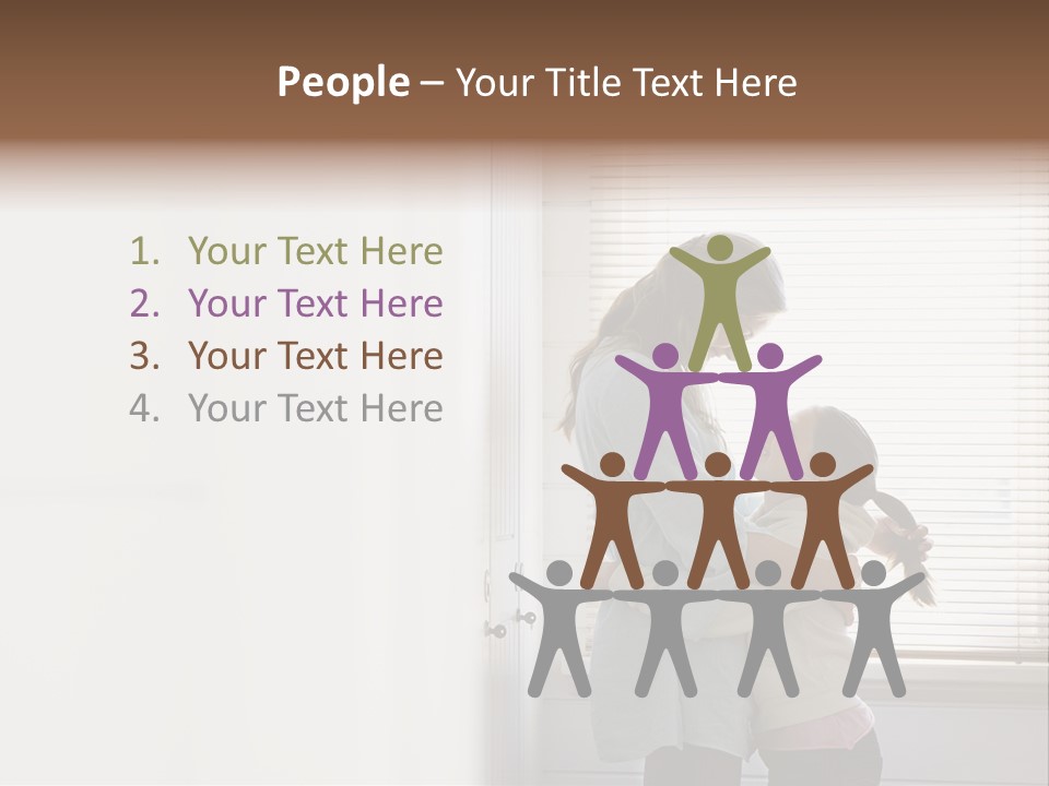 Parent Daughter Relaxation PowerPoint Template