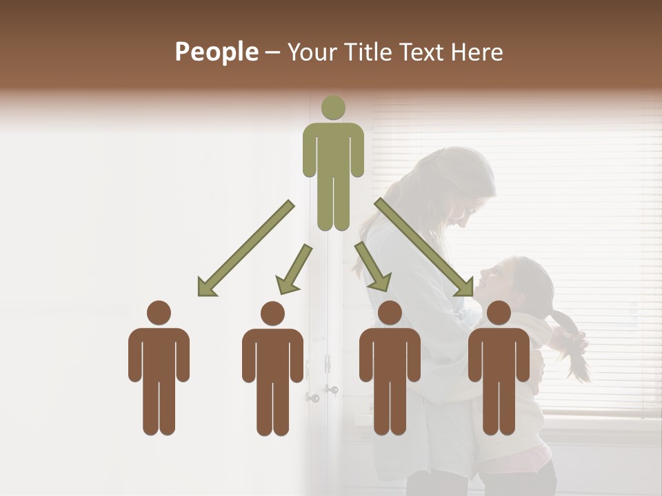 Parent Daughter Relaxation PowerPoint Template