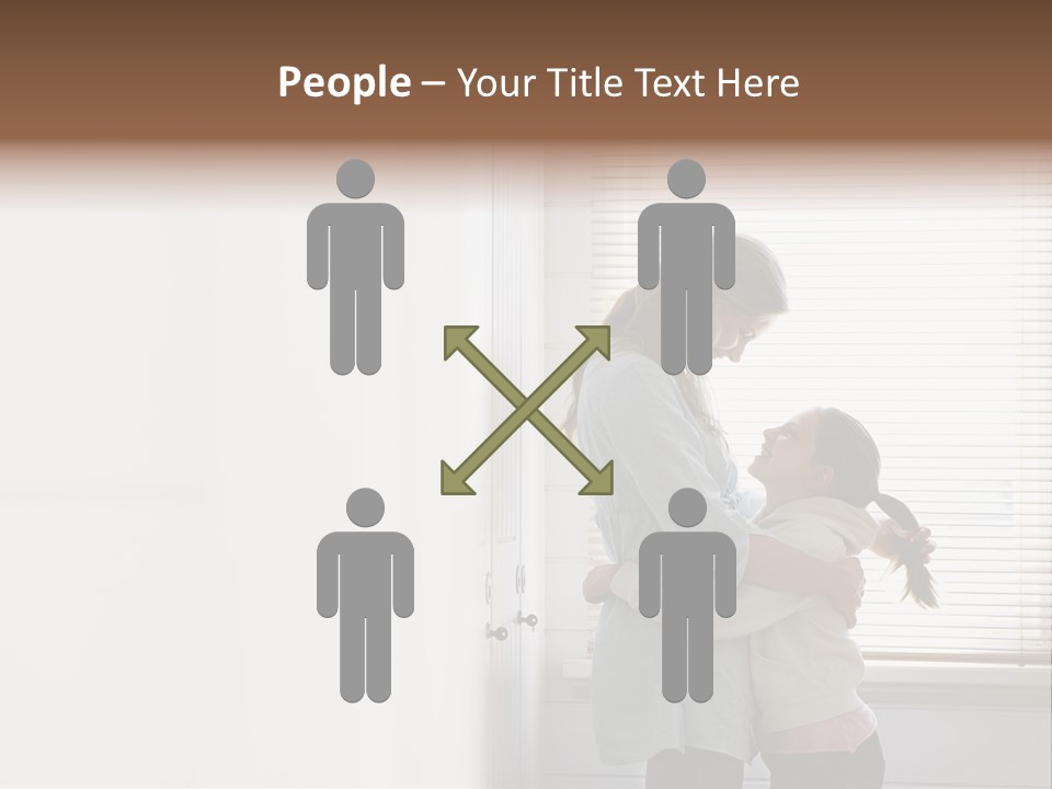 Parent Daughter Relaxation PowerPoint Template