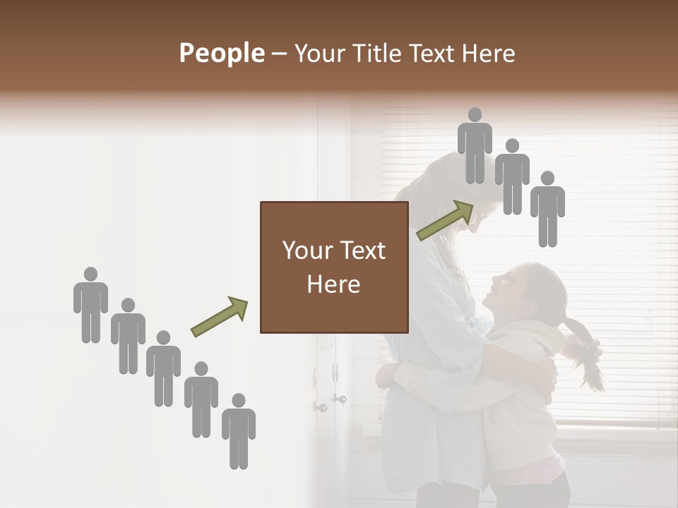 Parent Daughter Relaxation PowerPoint Template