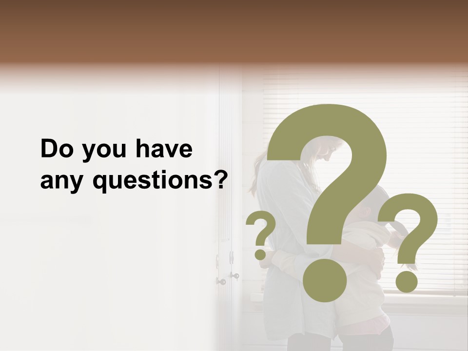 Parent Daughter Relaxation PowerPoint Template