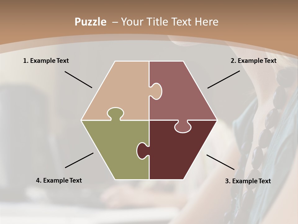Lab Computer People PowerPoint Template