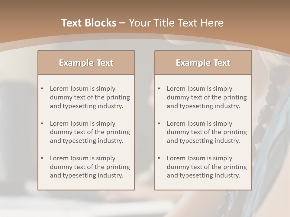 Lab Computer People PowerPoint Template