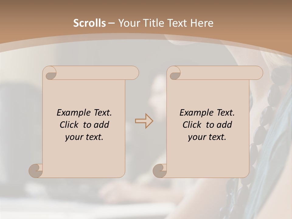 Lab Computer People PowerPoint Template