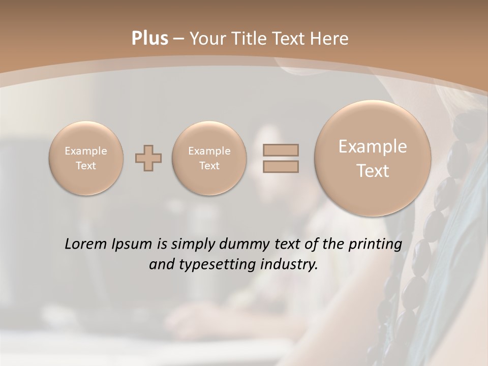 Lab Computer People PowerPoint Template