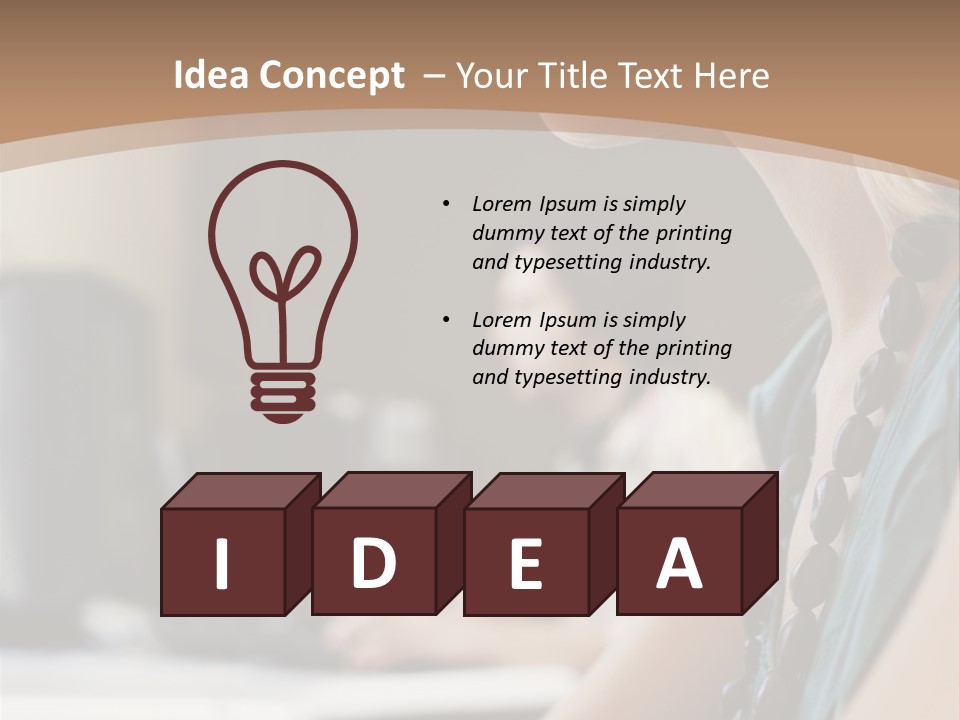 Lab Computer People PowerPoint Template