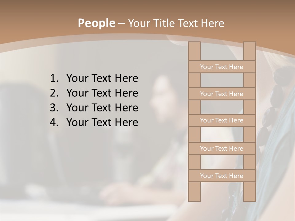 Lab Computer People PowerPoint Template