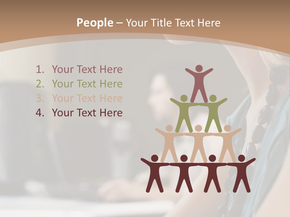 Lab Computer People PowerPoint Template