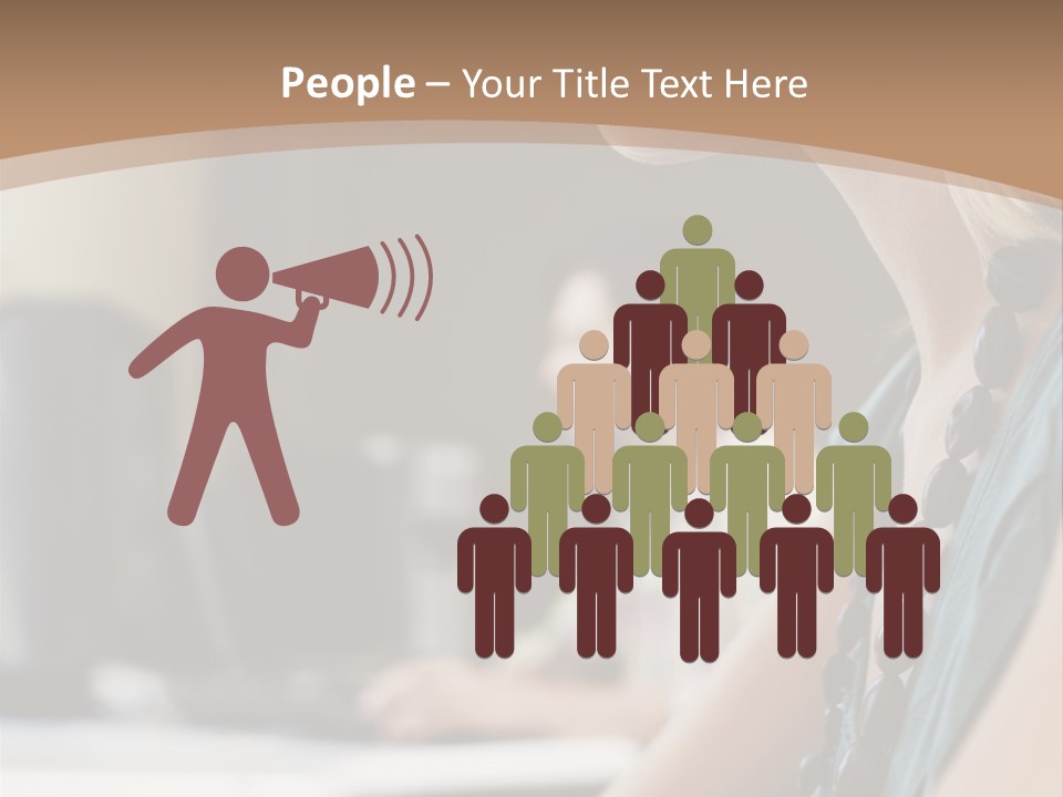 Lab Computer People PowerPoint Template