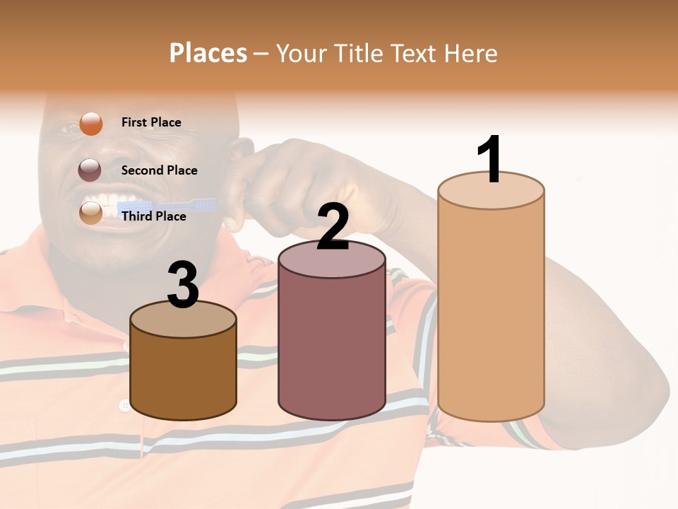 Man Human Continent PowerPoint Template