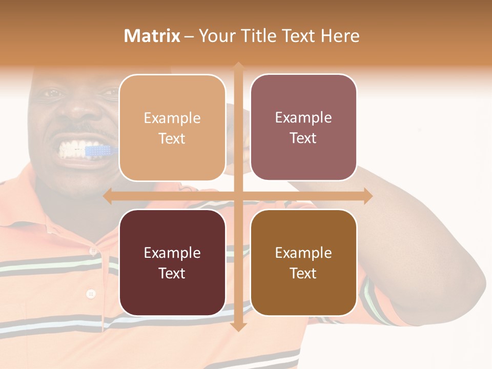 Man Human Continent PowerPoint Template