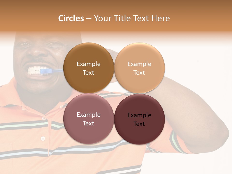 Man Human Continent PowerPoint Template