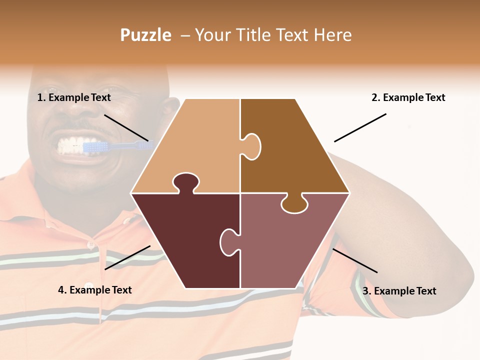 Man Human Continent PowerPoint Template