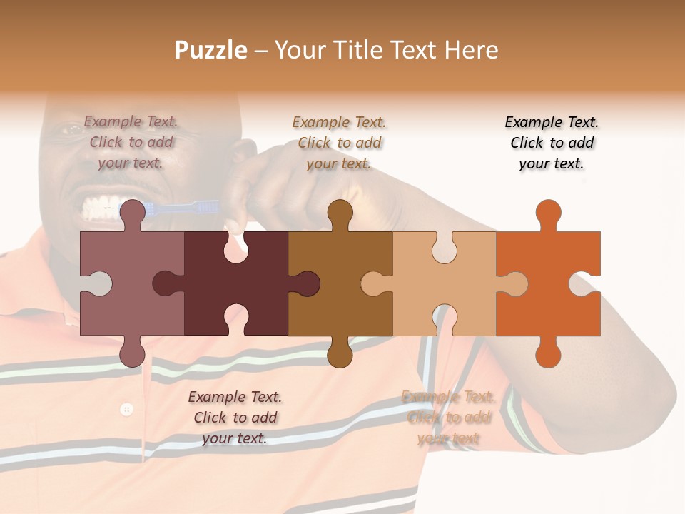 Man Human Continent PowerPoint Template