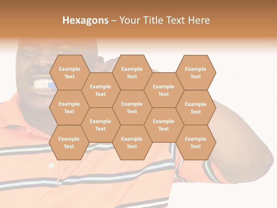 Man Human Continent PowerPoint Template