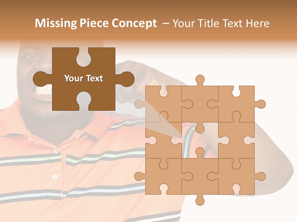 Man Human Continent PowerPoint Template