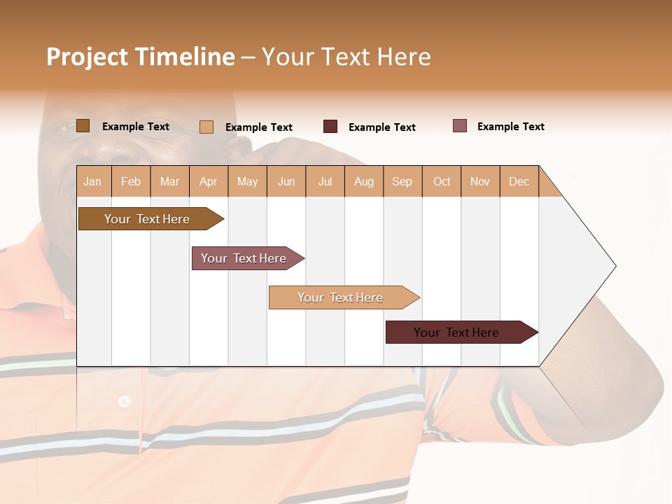Man Human Continent PowerPoint Template