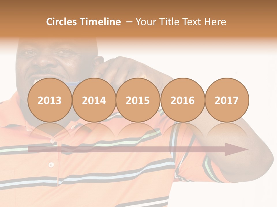 Man Human Continent PowerPoint Template