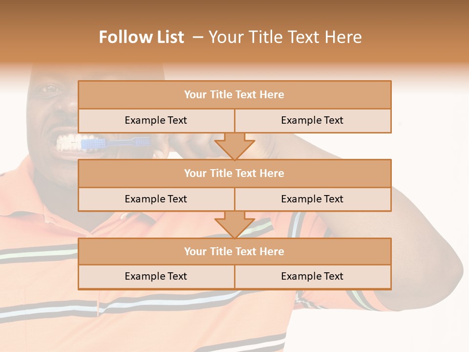 Man Human Continent PowerPoint Template