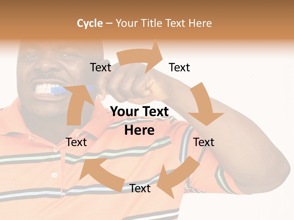 Man Human Continent PowerPoint Template