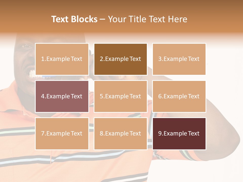 Man Human Continent PowerPoint Template