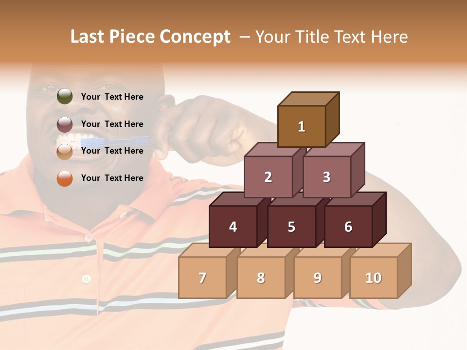 Man Human Continent PowerPoint Template