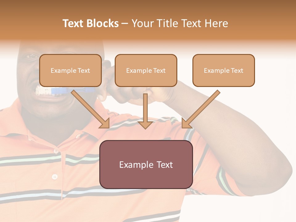 Man Human Continent PowerPoint Template
