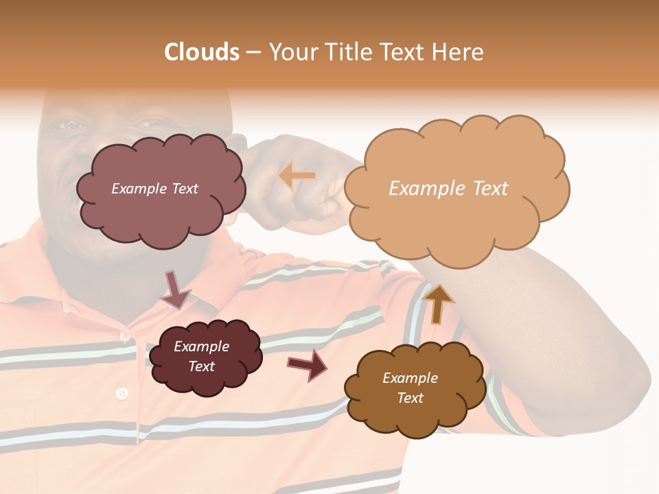 Man Human Continent PowerPoint Template