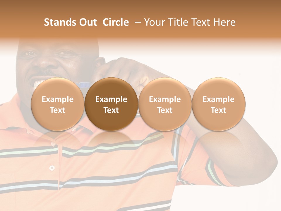 Man Human Continent PowerPoint Template