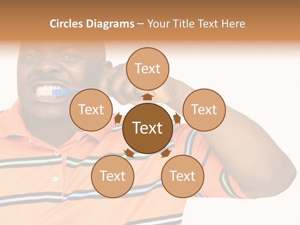 Man Human Continent PowerPoint Template