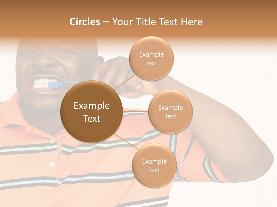 Man Human Continent PowerPoint Template